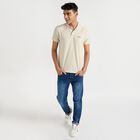 Men's Collared Half Sleeves T-Shirt , Light Grey, small image number null