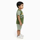 Infants' 100% Cotton Baba Suit, ओलिव, small image number null