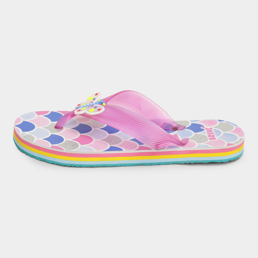 Kids' Slippers, Pink, large image number null
