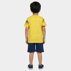 Boys' Knit Baba Suit, Yellow, small