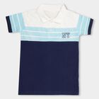 Boys' 100% Cotton Half Sleeves T-Shirt , नेवी ब्लू, small image number null