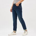 Men's Deep Indigo Slim Fit Classic Jeans, Mid Blue, small