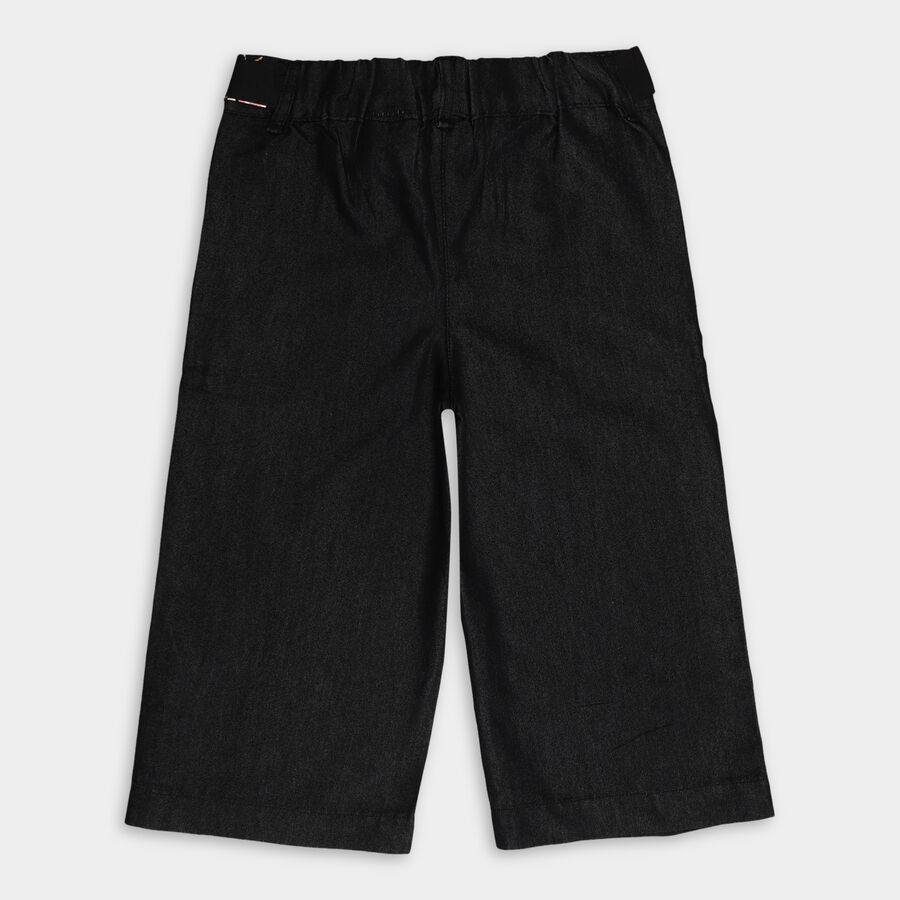 Girls' Capris, Black, large image number null