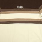 Men's Cream Round Neck Regular T-Shirt, ऑफ व्हाइट, small