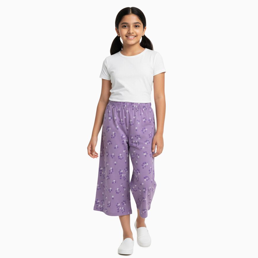 Girls' Capri, लाइलेक, large image number null