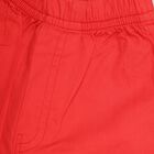 Infants' 100% Cotton Half Pant , लाल, small image number null