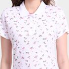 Ladies' Cotton Polo T-Shirt, Off White, small image number null