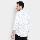 Cotton Printed Casual Shirt, White, small image number null