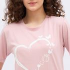 Men's LLC Round Neck Printed T-Shirt, Lilac, small image number null