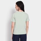 Ladies' Round Neck T-Shirt, Light Green, small