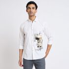 Men's 100% Cotton Casual Shirt, White, small image number null