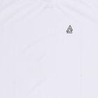 Boys Bright Snow White Crew Neck Casual T-Shirt, White, small