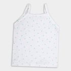 Girls' Cotton Vest, White, small image number null