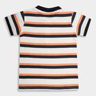 Boys' 100% Cotton Half Sleeves T-Shirt , White, small