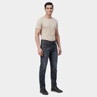 Men's Light Grey Slim Fit Stretchable Jeans, Light Grey, small