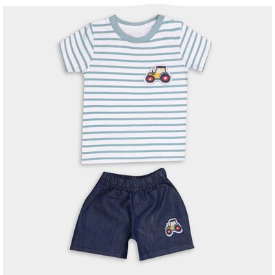 Infant Boys' 100% Cotton Baba Suit 