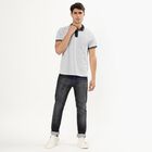 Men's 100% Cotton Collared Half Sleeves T-Shirt , सफ़ेद, small image number null