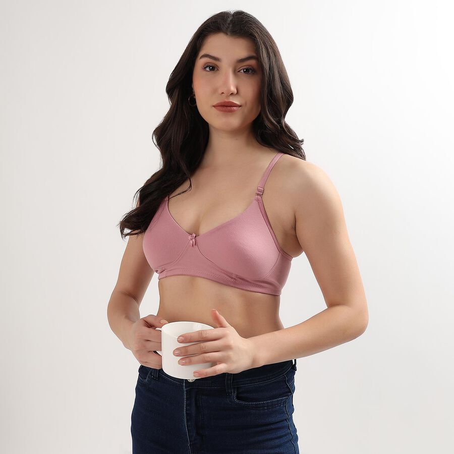 Ladies' Bra, Light Pink, large image number null