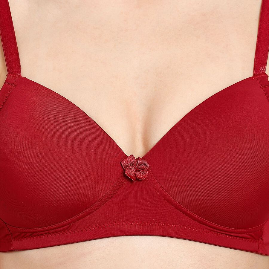 Ladies' Bra, मरून, large image number null