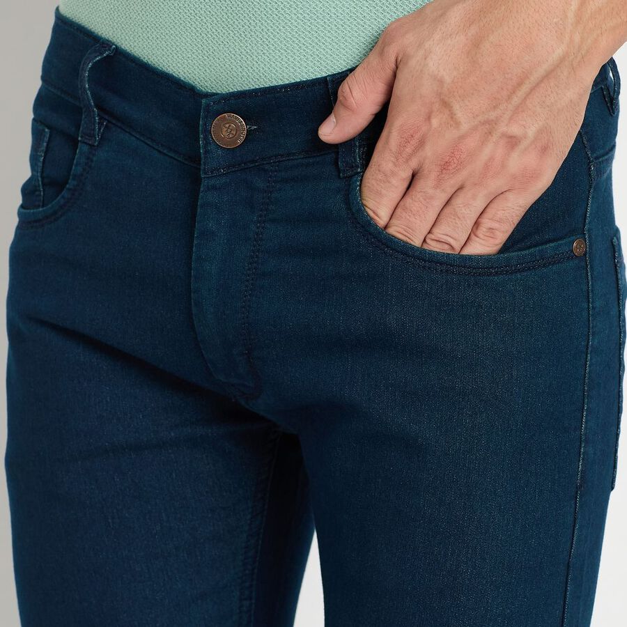 Men's Skinny Jeans, Dark Blue, large image number null