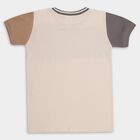 Boys' 100% Cotton Half Sleeves T-Shirt , भूरा, small image number null
