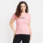 Round Neck T-Shirt, Pink, small image number null