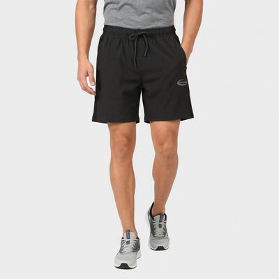 Men's Dark Grey Regular Fit Athletic Bermuda Shorts