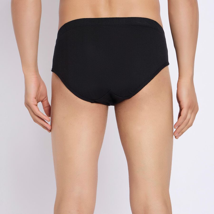 Men's 100% Cotton Briefs , Black, large image number null