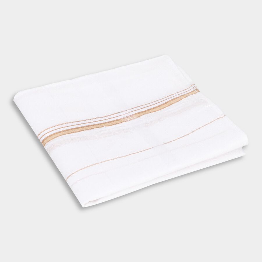 Men's Cotton Hanky, Light Grey, large image number null