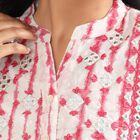 Ladies' 100% Cotton Kurti, Fuchsia, small image number null