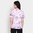 Ladies' 100% Cotton Round Neck T-Shirt, Lilac, small