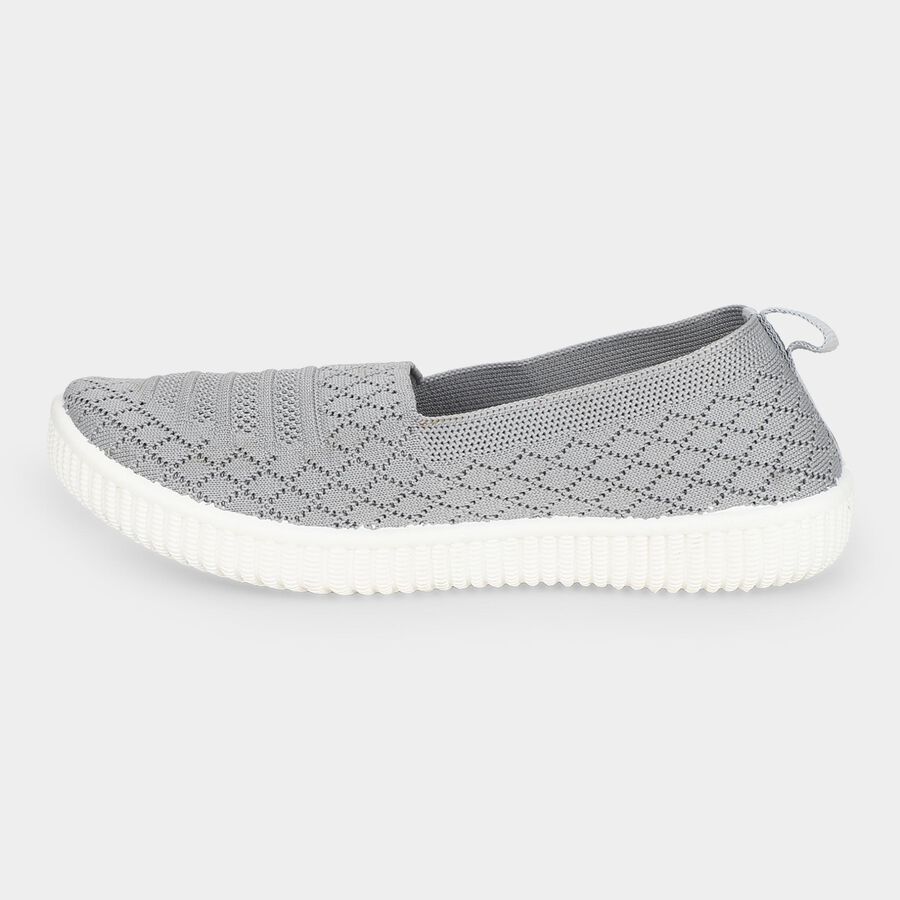 Women's Grey Slip-On Casual Shoes, Grey, large