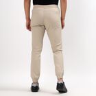Men's Slim Fit Casual Trousers, Beige, small image number null