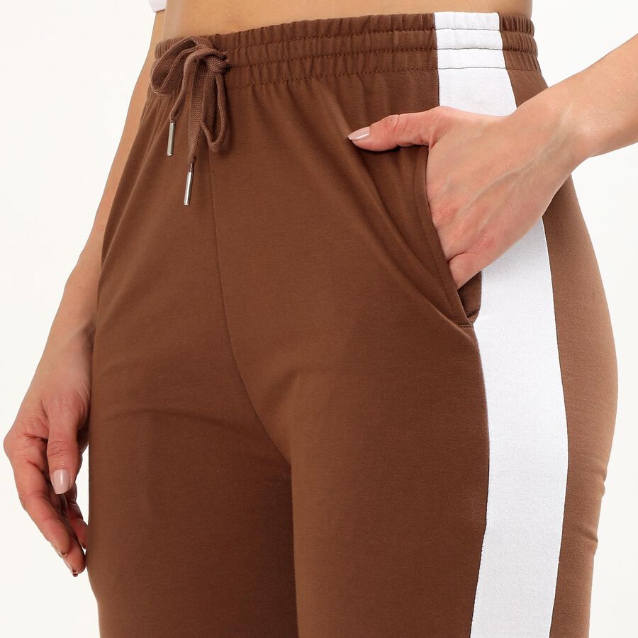 Ladies' Track Pants, Brown, large