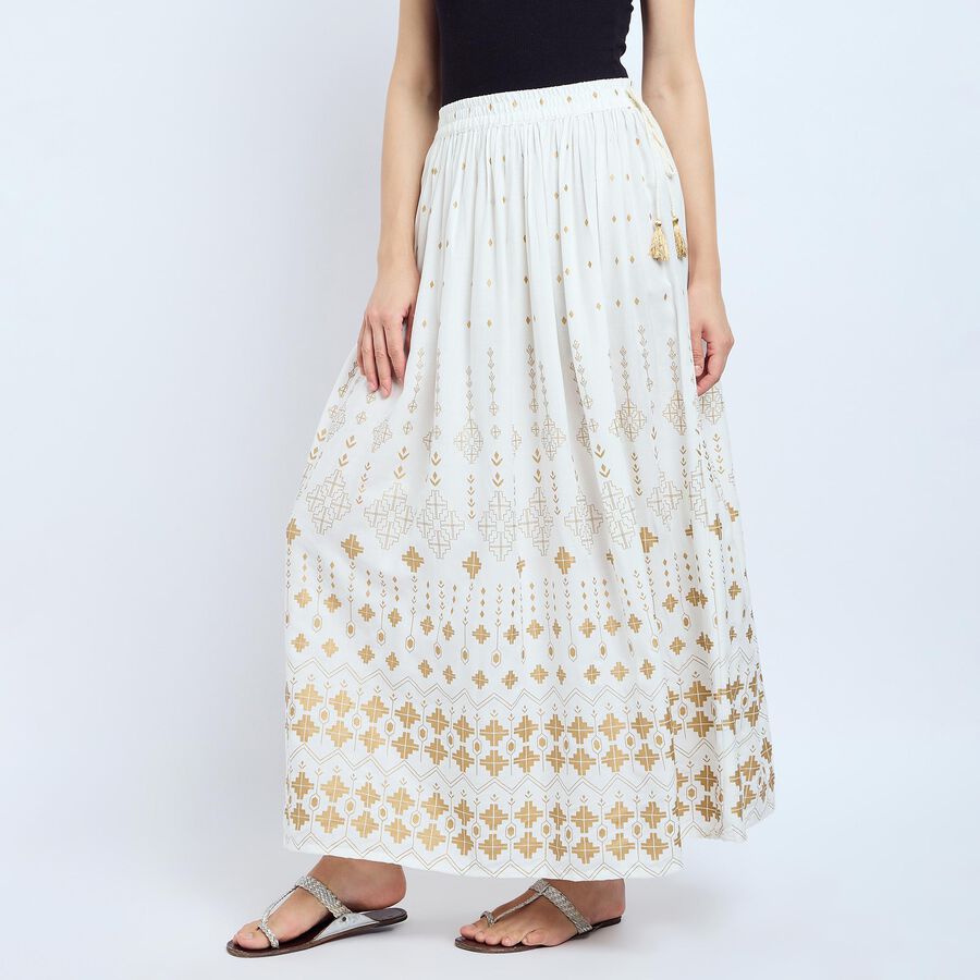 Ladies' Lehenga Skirt , ऑफ व्हाइट, large image number null