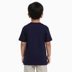 Boys' Half Sleeves T-Shirt, Navy Blue, small image number null