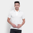 Printed Polo Shirt, Off White, small image number null