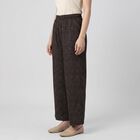 Women's Charcoal Palazzos, गहरा ग्रे, small