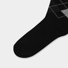 Jacquard Formal Socks, Black, small image number null