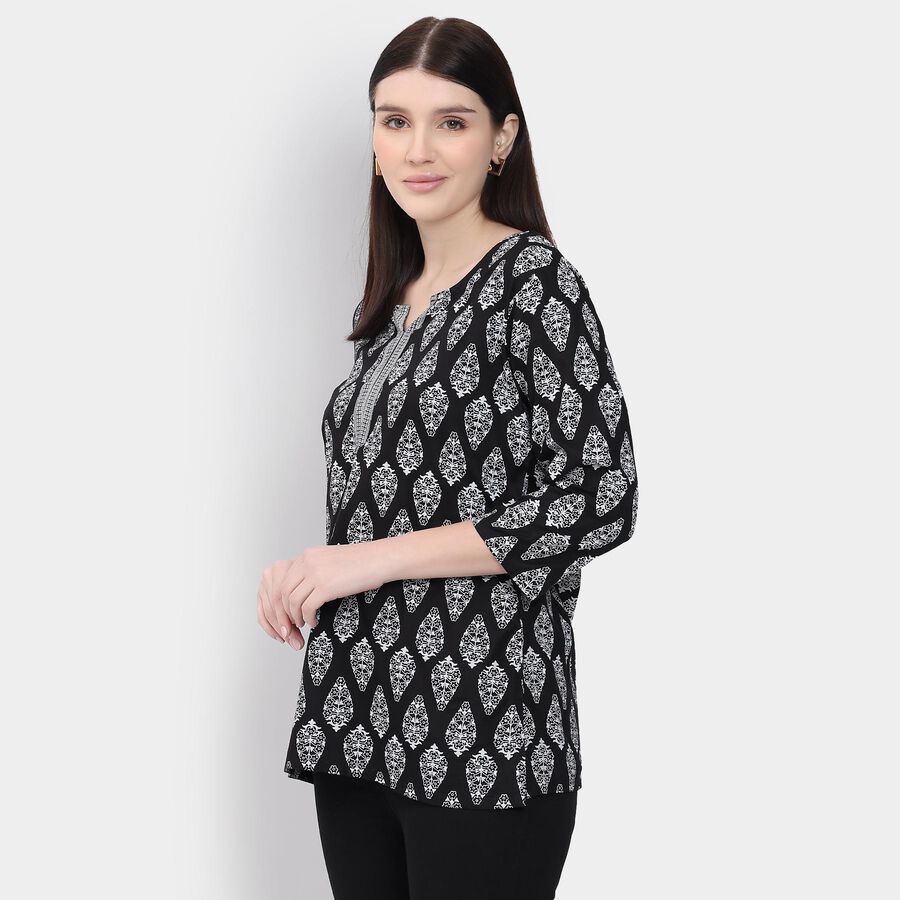 Ladies' Kurti, काला, large image number null