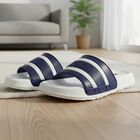 Boys' Slipper, Navy Blue, small image number null