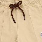 Boys' Light Beige Elastic Waist Pyjama, Beige, small image number null