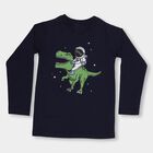 Boys' T-Shirt, Navy Blue, small image number null