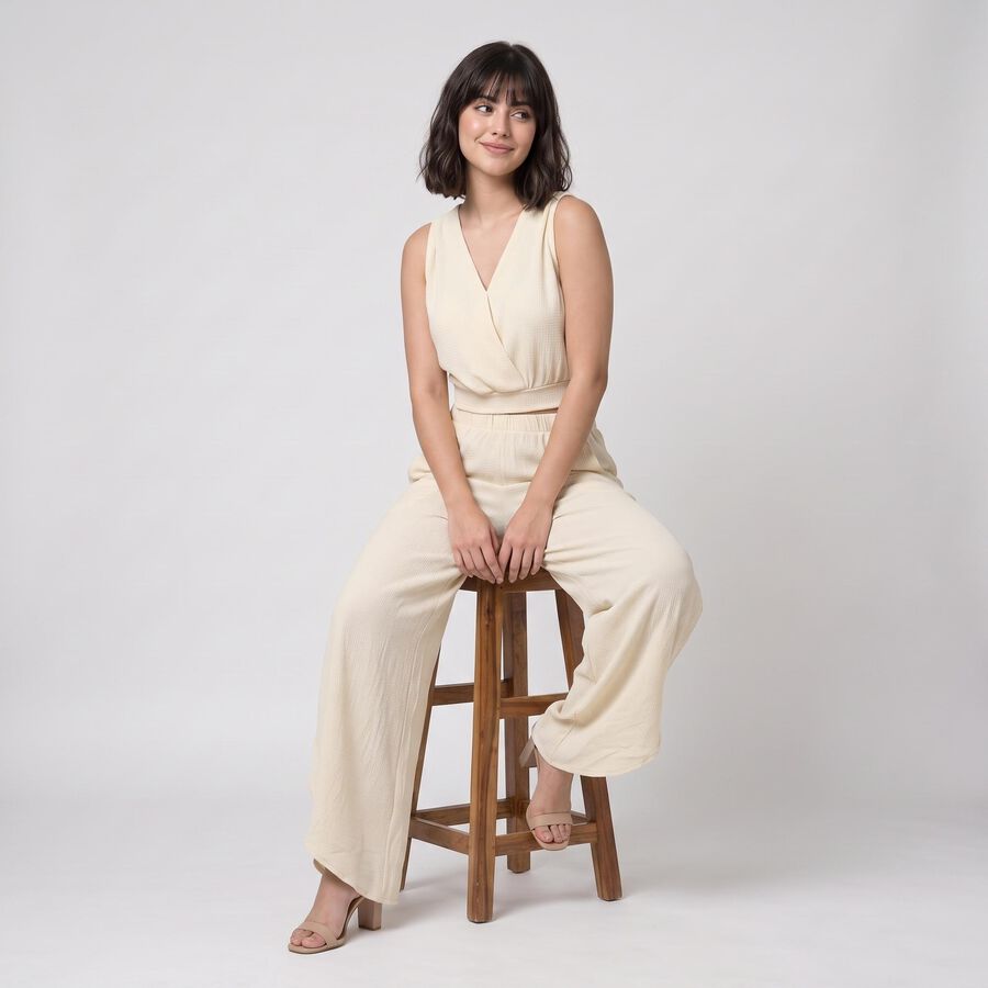 Women's Off White Co-ord Set, Off White, large