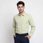 Men's Green Formal Shirt, Light Green, small