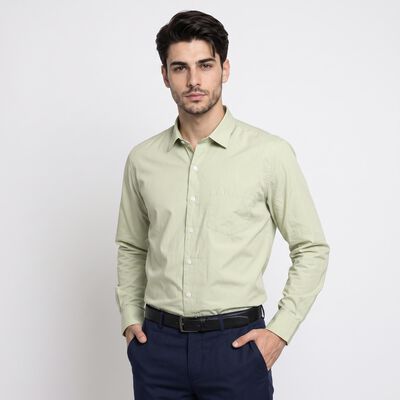 Men's Green Formal Shirt