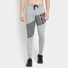 Solid Track Pants, Melange Mid Grey, small image number null