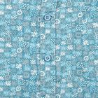 Boys Light Blue Floral Regular Fit Casual Shirt, Light Blue, small