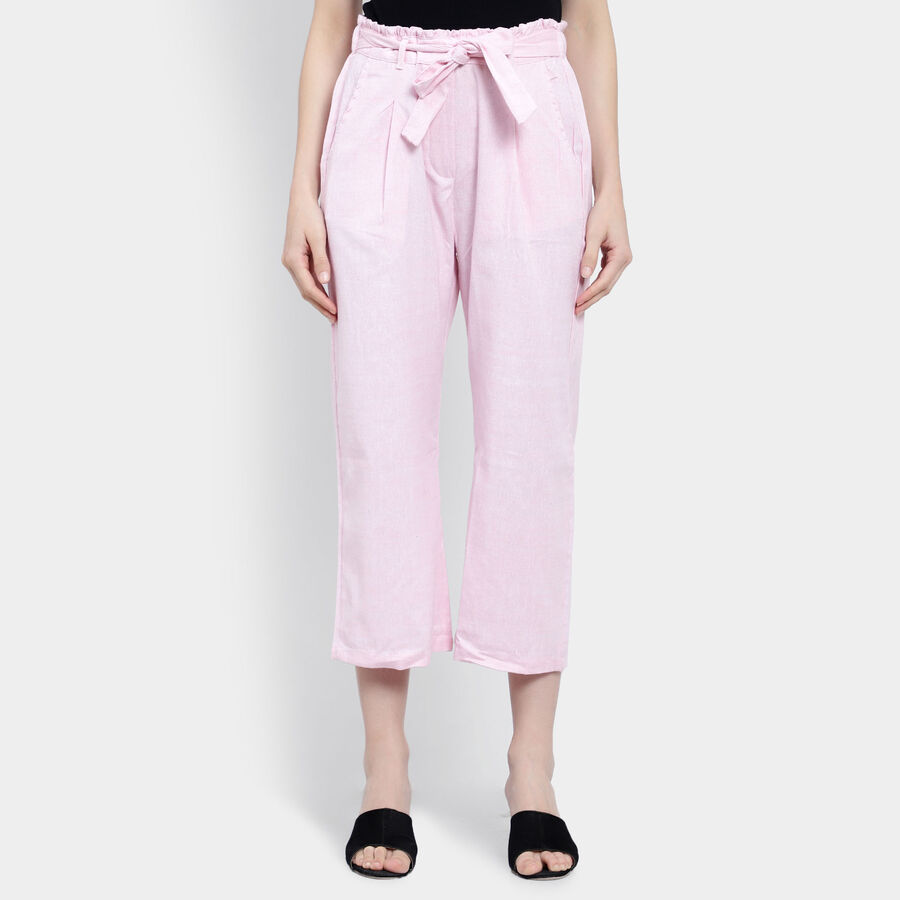 Stripes Trousers, गुलाबी, large image number null