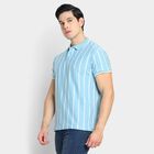 Men's Collared Half Sleeves T-Shirt , Light Blue, small image number null